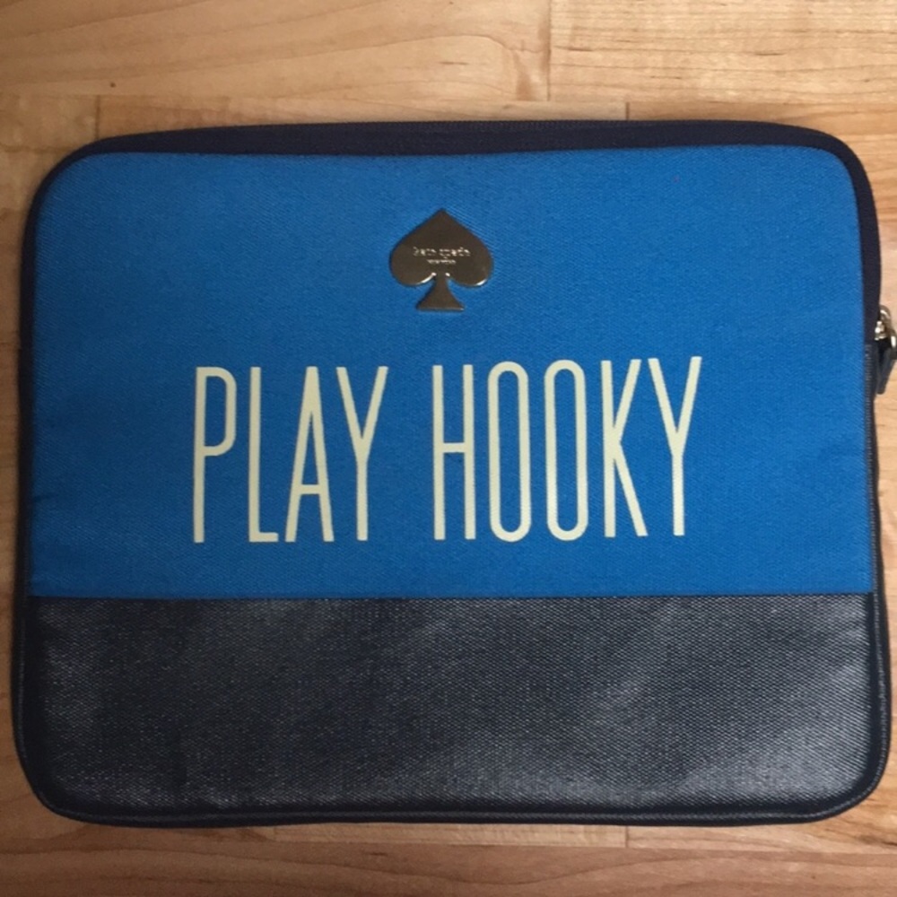 EUC Kate Spade Play Hooky iPad soft case